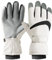 Feelorna Damen Winter Ski Handschuhe, Winddicht Thermische Touchscreen Handschuhe wasserdichte Surface&Fleece gefütterte Winter Warme Handschuhe für Skifahren Radfahren Outdoor Sport (Weiß)