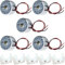 JYUDAUFU 5 Pcs RF-300 Motor DC 1V-6V 0.08inch/2mm(Shaft Diameter) 0.16inch/4mm(Shaft Length) 5200 rpm with 2-Pin PigtailRepair Rebuild Part for Engine Toy Car Mini Fan DIY Model for Arduino