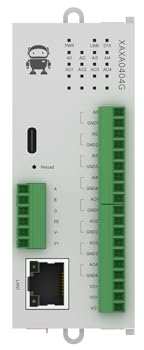 EBYTE 4AI+4AO Schalt-Analog-Fernbedienungs-IO-Modul, RS485, Ethernet, 0–20 mA/4–20 mA, M31-XAXA0404G, Modbus, einfache Erweiterung, DC 9–36 V