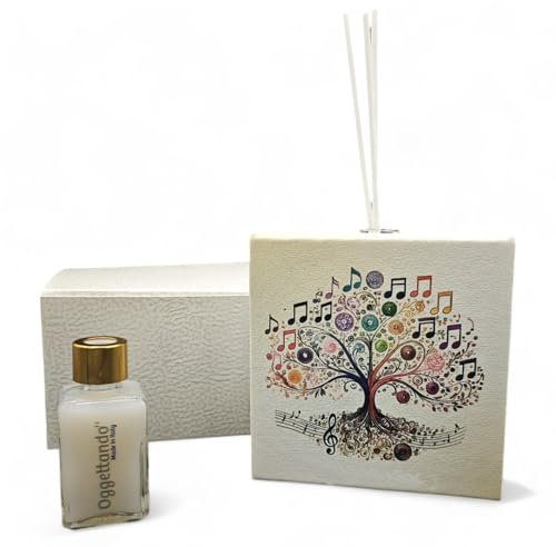 oggettando Lufterfrischer Lebensbaum mit Musikbox Gastgeschenk, nützlich, Geburt, Hochzeit, Taufe, Kommunion, Abschlussfeier, Firmung, 18, 25 und 50 Jahre, Jubiläen und Geburtstag