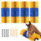 VEVOR Kratzbürste, 4er-Set Pferdebürste mit 8 Schrauben, 51x19x10cm Kuhkratzbrett, zur Linderung von Juckreiz & zur Reinigung, Fellpflege, Scheuerbürste, Kratzbaumbürste für Pferde, Schweine & Rinder