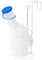 Urinal pour homme avec support, ARNOMED Urinal 1000ml, Urinal PP pour homme anti-fuite, Urinal avec support, Urinal avec couvercle & fixation pour le lit, Toilette mobile