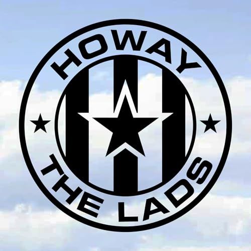 Howay The Lads Newcastle Cup Winners Self-Adhesive Vinyl Sticker Decal Window Laptop Geordie