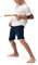 Holzspielzeugpistolen Holzkorken Spielzeug Pumpe Action Griff Outdoor -Spielspielzeug für Kinder Mädchen Holzgewehre Set von 2 (1)