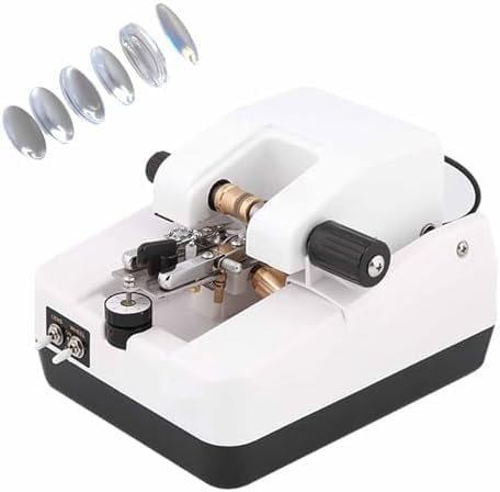 Optical Lens Groover, Automatic Eyeglass Lens Cutting Machine, Grooving Depth 0-0.7mm for Resin/Glass/PC