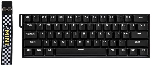 EPOMAKER Aula MINI60 HE Kabellose Gaming-Tastatur, 8 kHz Polling, SOCD & DKS, 60% Hall Effekt Tastatur mit schneller Auslösung &Einstellbarer Betätigung, RGB, für Windows/Mac (Standard)