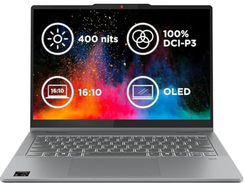 Lenovo Ideapad 5 2-in-1 14Q8X9 14 Notebook Computer KI AI, Qualcomm Snapdragon X Plus X1P42100, 16GB RAM, 512GB M2 SSD, WUXGA, Windows 11 Home, Grau, Tastatur QWERTZ Deutsch