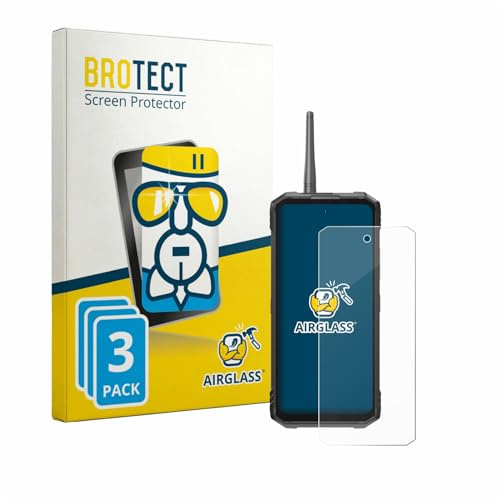 BROTECT 3 Stück Schutzglas für Hotwav Hyper 8 Ultra Schutzfolie Panzer Folie Glas[Extrem Kratzfest 9H, Anti-Fingerprint, Ultra-Transparent]