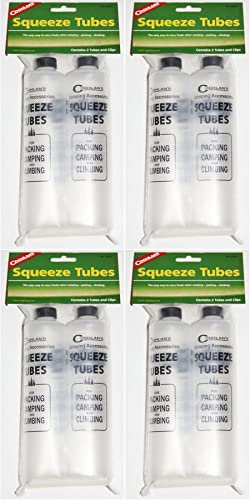 Coghlan de apretar tubos CAMPING de almacenamiento de alimentos de plástico reutilizables (Pack de 2)