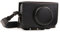 MegaGear MG1173 Para Canon PowerShot SX740 HS, SX730 HS Estuche Ever Ready, Funda de pronto uso de cuero, con correa - Negro