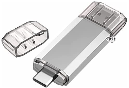 RAOYI 128GB Memoria Flash USB 3.0 Tipo C Dual OTG Flash Drive USB C Pendrive 128 GB Memory Stick para Smartphones USB-C, Tablets MacBook, Samsung Galaxy S9, LG G6, V30, Google Pixel XL