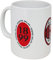 Tazza Milan in ceramica con interno bianco e scritta sempremilan PRODOTTO UFFICIALE
