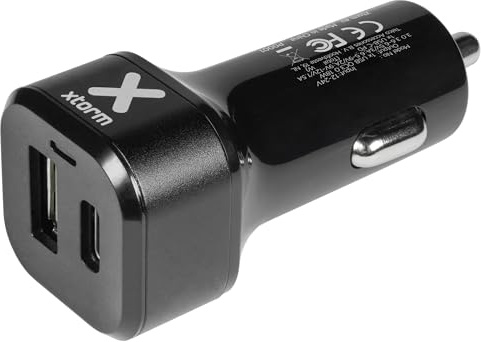 Xtorm Pro Autoladegerät, 48W Schnellladegerät, USB-C und USB Port