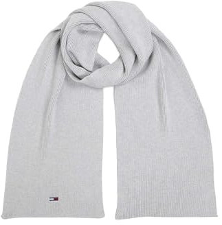 Tommy Jeans Damen TJW Flag Scarf AW0AW15478 Schals, Grau, OS