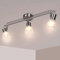 Unikcst LED Deckenstrahler 3 Flammig,Deckenleuchte E14 Deckenlampe LED Glasmuster Lampenschirm Deckenspots Schwenkbar 350° Spot Strahler Decke für Küche, Wohnzimmer, Schlafzimmer Ohne Leuchtmittel