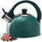 KADAX Bouilloire en acier inoxydable - 1,7 l - Différentes couleurs - Pour tous les types de feux - Bouilloire rétro - Vert