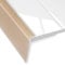 Floordirekt Stufenkantenprofil 12 Stück Spar Set Safety | F-Form | Treppenkantenprofil | Für Bodenbeläge mit 7-8 mm Höhe | inkl. Montagematerial (Länge: 100 cm | Höhe: 53 mm, Gold)