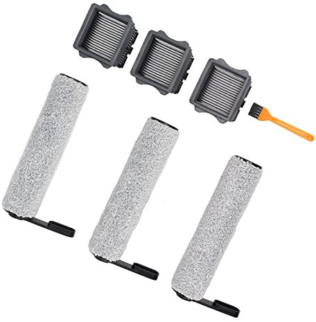 HOHXFYP 3 Teiliger Ersatzfilter und B¨¹rstenrolle, Filterersatz Kompatibel mit S5, Staubsaugerfilter Ersatz mit Reinigungsb¨¹rste, Filtersieb