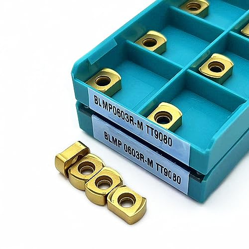 BLMP0603R M TT9080 BLMP 0603R M TT9080 Hartmetall Klinge CNC Schnelle Vorschub Fräsen Einsätze BLMP0603R CNC Drehmaschine Maschinen Werkzeuge for Stahl
