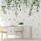 Amimagen Wandtattoo Grüne Hängende Ranken Wandaufkleber – Naturpflanzen Blumenblätter Wandsticker – Schlafzimmer Wohnzimmer Sofa TV Hintergrund Wanddeko
