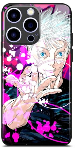 Handyhülle mit Anime-Muster, beliebte Manga-Schutzhülle, individuell gestaltete Hülle (Satoru Gojo JJK,für iPhone 12 Pro)