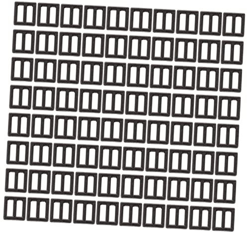 100St Zubehör für Puppenschuhe Rucksack Leine Puppenkleidung Accessoires zum Selbermachen Kinderkleidung Mini-Rucksack Puppenschuhe Tri-Gleitschnalle Minischnalle