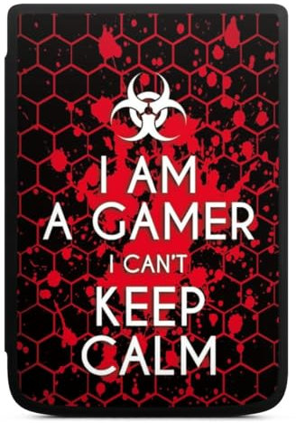 DeinDesign Coque pour liseuse Compatible avec Vivlio Touch Lux 5 Etui pour liseuse Protection pour liseuse Loisir Jeu vidéo Gamer