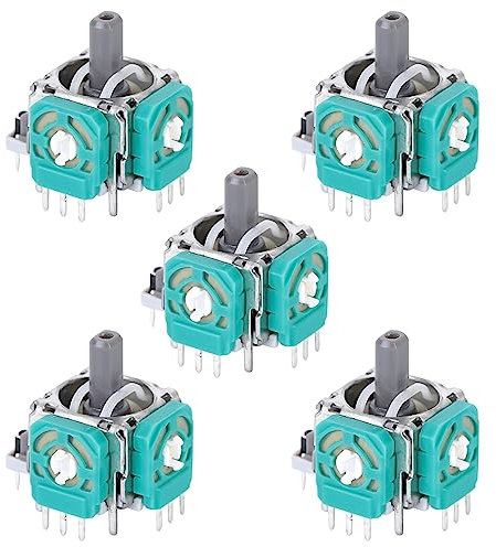 Beufee Module De Capteur De Joystick, 5 Pièces Contrôleur De Jeu De Capteur De Joystick Analogique 3D Contrôleur De Pouce Gauche/Droit pour Xbox One