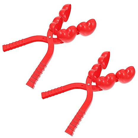Gogogmee 2 Stück Schneeball Clip Schneeball Hersteller Winter Spielzeug Für Draußen Schneeball Halter Schneefeld Spielzeug Interaktives Spielzeug Schnee Spielzeug Outdoor Winter