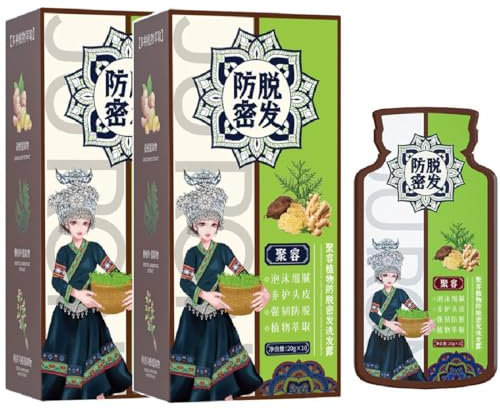 Explosives Ingwer-Phytochemikalien-Shampoo zur Haarausfallkontrolle, Ingwer-Shampoo für Haarwachstum, Ginger Plant Extract Anti-Hair Loss Hair Shampoo, Anti-Haarausfall und Haarstärkung Shampoo (2Box)