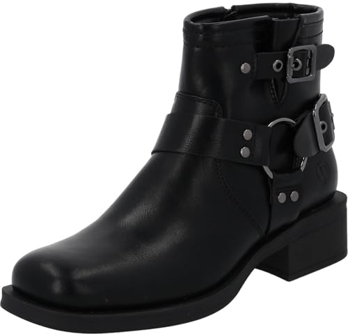 Palado Damen Stiefeletten Kaisuzo – moderne Boots - leicht gefütterte Biker-Boots - bequeme Stiefel