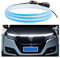 CGEAMDY Auto LED Haube Licht Streifen, Universal LED Tagfahrlicht, Flexible Waterproof Streifen Licht, Auto LED Licht Streifen Dekor, Universal Exterieur Dekoratives Zubehör Für Autos, SUVs(Weiß)