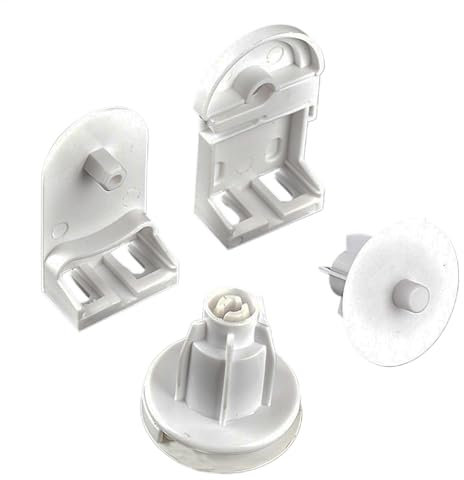 Beschläge für Rollvorhänge, Verbindungsstück für Rollvorhänge - Vorhangschienen-Rollenbefestigung,Deckenmontierte Beschläge, praktischer Schienenschienenverbinder für Wohnzimmer, Zuhause