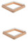 Tofficu Wooden Yarn Knitting Machine Knitting Loom Hand Knitting DIY Materials Looms Weaving Tool Blanket Loom Granny Square Needle Knitting Board Hook Knitting Ladder Stainless Steel