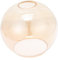 SEWACC Glas Lampenschirm Kugelleuchte Weiß/Schwarz Lampenschirme Kugelförmige Lampe Vintage Lampe Für Wohnzimmer Globen Modern Klar Rund Schlafzimmerlampen Wohnzimmer