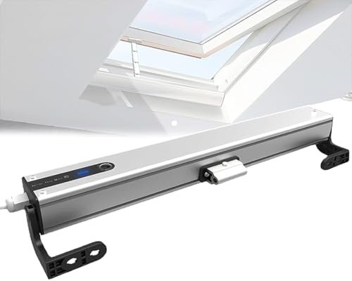 hocvseo Chiudifinestra Automatico, Apri Finestra Elettrico Aperto Oscillante, Corsa Regolabile 100-400 Mm, Spinta E Trazione Fluide, per La Casa, Gli Uffici
