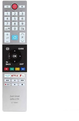 REPLACEMENT REMOTE CT-8541 CT8541 30101774 RC42150P Remote Control Compatible with Toshiba UHD Frevieww 2018 2019 Ready HD LCD LED TV