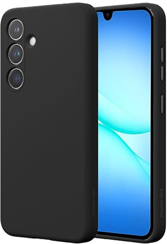 Silicone Case Compatible with Samsung Galaxy A17, Premium Silicone, Full Protection - Shockproof Phone Cover, Anti-Scratch Soft Microfiber Lining (Black)