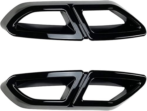 Auspuffblenden Auto Dekorativer Rahmen, Heckdiffusor, Auspuffrohr-Ausgangsabdeckung, Für Vw Für Passat B8 Variante Für Line 2015–2019, Schwarz Auspuffblende