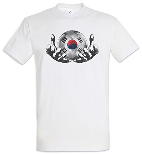 Urban Backwoods South Korea Football Magic Ball Herren T-Shirt Weiß Größe M