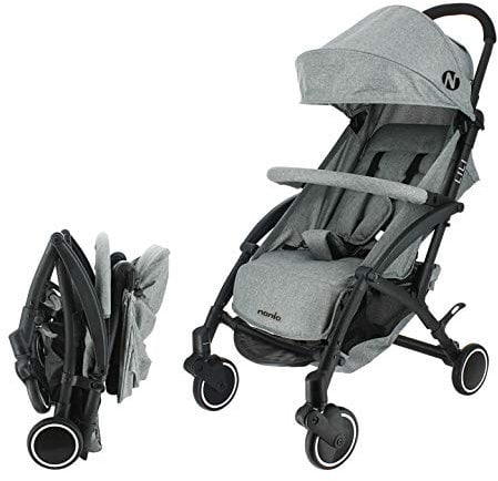Passeggino compatto Nania LILI 0-36 mesi - Leggero 6 kg (grigio)