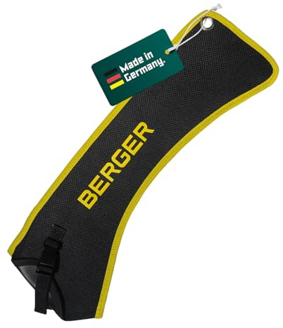 BERGER-Tools Sägentasche Basic 5129 für alle Sägen 61510, 61512, 63812, 63912 & 63952 Schwarz/Gelb