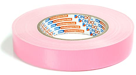 DonDo Panzertape Dontex-Pro Universal Gewebeband Gewebeklebeband Gewebeverstärktes Ductape pink 25mm x 50m