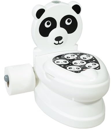 Kids Potty Training Toilet Seat | Toilet Potty with Flush Sound & Light | Portable Easy Clean Removable Pot & Seat | Toddler Potty Toilet | Educational Toddler Travel Essentials | One Size