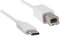 DINIC USB C Druckerkabel/Scannerkabel, Typ C USB 3.1 auf USB 2.0 Typ B (2.00, weiß)