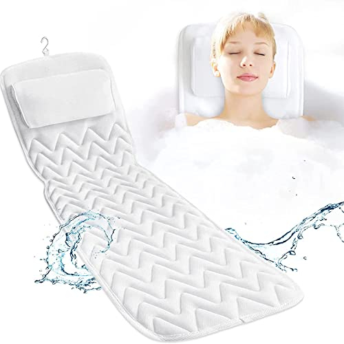 Badewannenkissen, Rutschfestes Ganzkörper-Badewannenkissen, Bequem Und Langlebig/Leicht Zu Reinigen/Nicht Leicht Zu Verrutschen, Schnell Trocknende Badewannenmatte, Für Whirlpool, Whirlpool