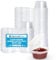 Nationwide Paper 4oz 100Pcs Clear Round Hinged Pots with Lids, Deli Pots, Perfect for Takeaways, Restaurants, Chutney, Ketchup Container & Hinged Sauce Pot