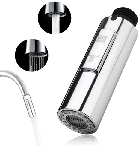 Doccetta per Lavandino Cucina、Adattatore Rubinetto Cucina、Rubinetto Aeratori、Sostituzione Della Testa del Rubinetto Della Cucina,Adatto per Lavello,Rubinetto del Bagno,Lavello Della Cucina per Camper