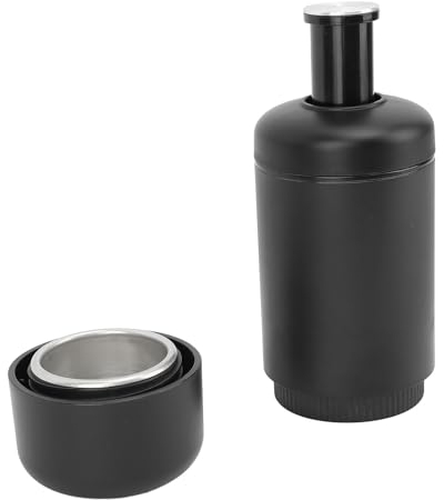 SUNFECILI Reisekaffeemaschine, Manuell Betrieben, Kompatibel für Gusto-Kapseln, Gemahlener Kaffee, Handkaffeezubereitung, Perfekt für Camping, Reisen, Büro