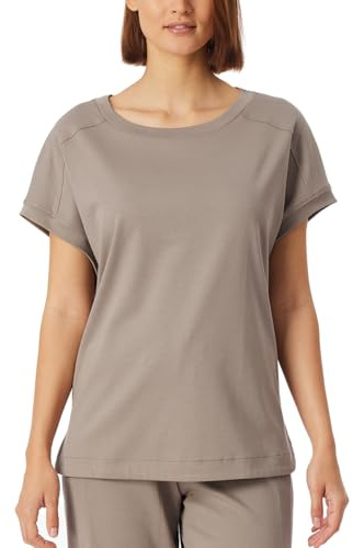 Schiesser Damen Schlafshirt Kurzarm-Mix + Relax Pyjamaoberteil